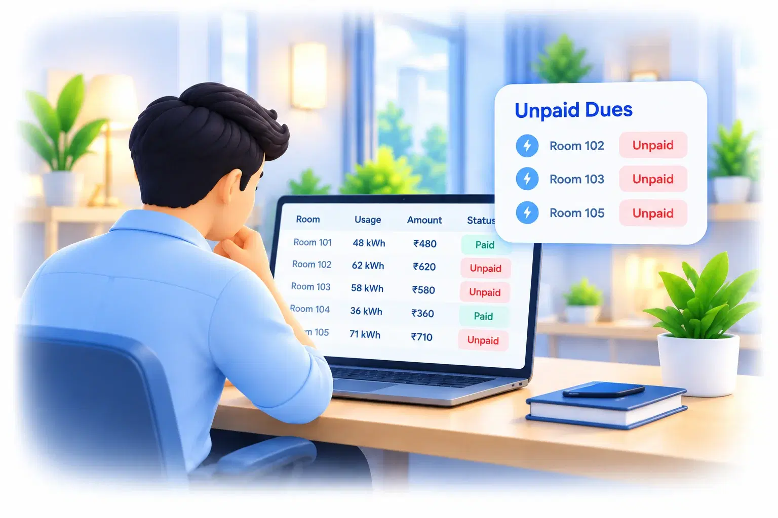Unpaid Electricity Dues Keep Adding Up